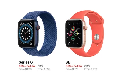 Apple Watch Series 6 vs SE