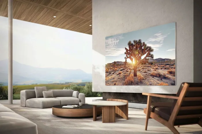 samsung microled tv wall