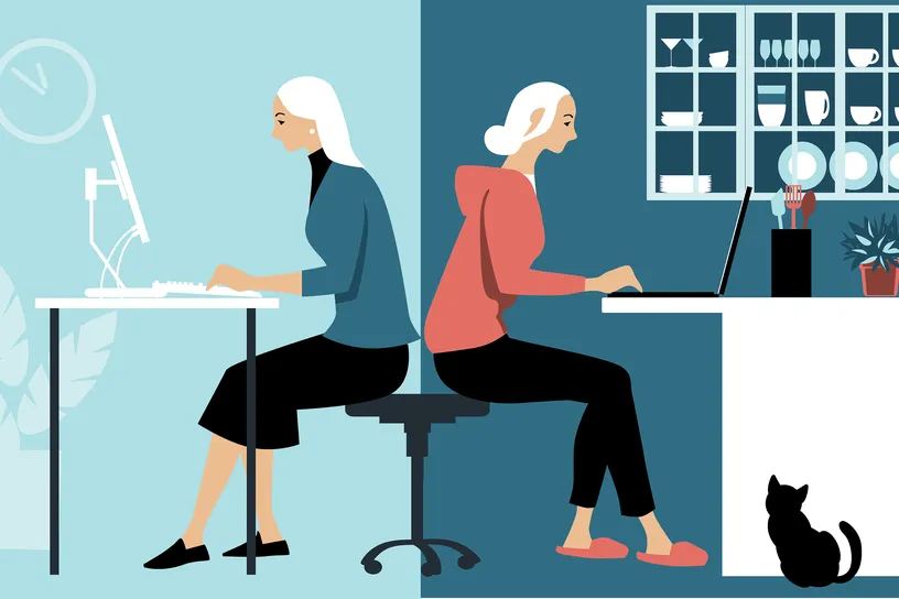 hybrid work schedules