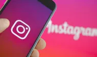 Instagram logo in phone
