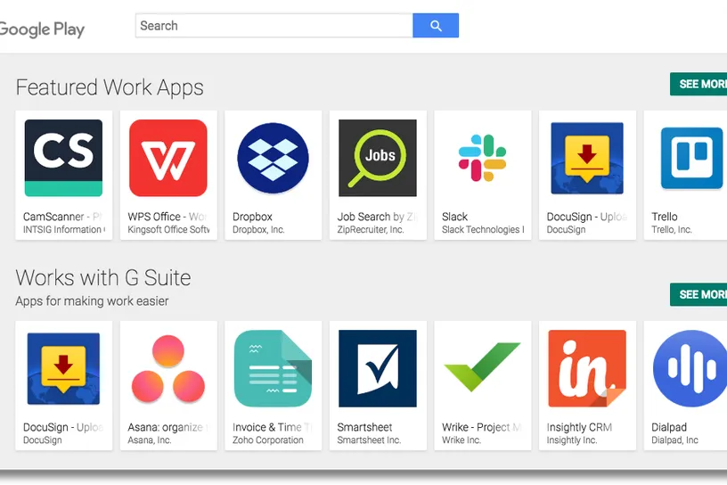 Google Play app store