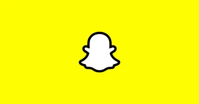 Snap Inc Snapchat logo on yellow.