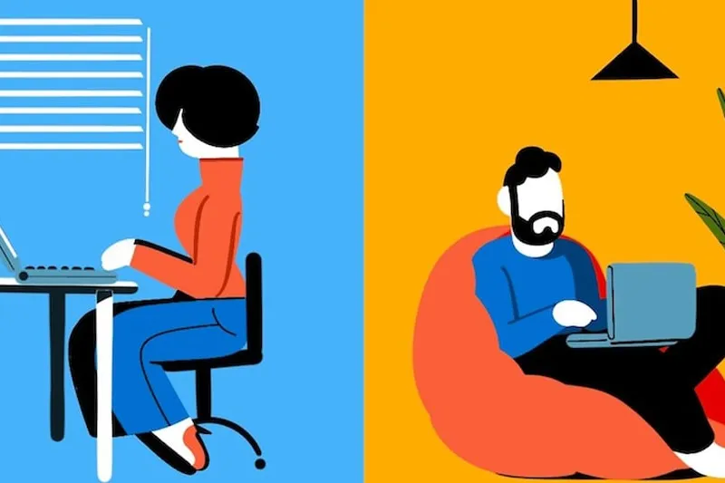 hybrid working environment